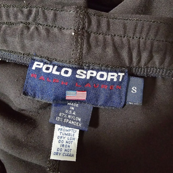 Polo Sport Ralph Lauren Mens Stretch Pants Size Small Blue Black Base Layer Gym - Picture 6 of 10